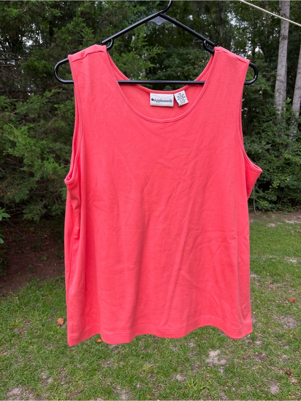 Appleseed's Coral Sleeveless Tank Top